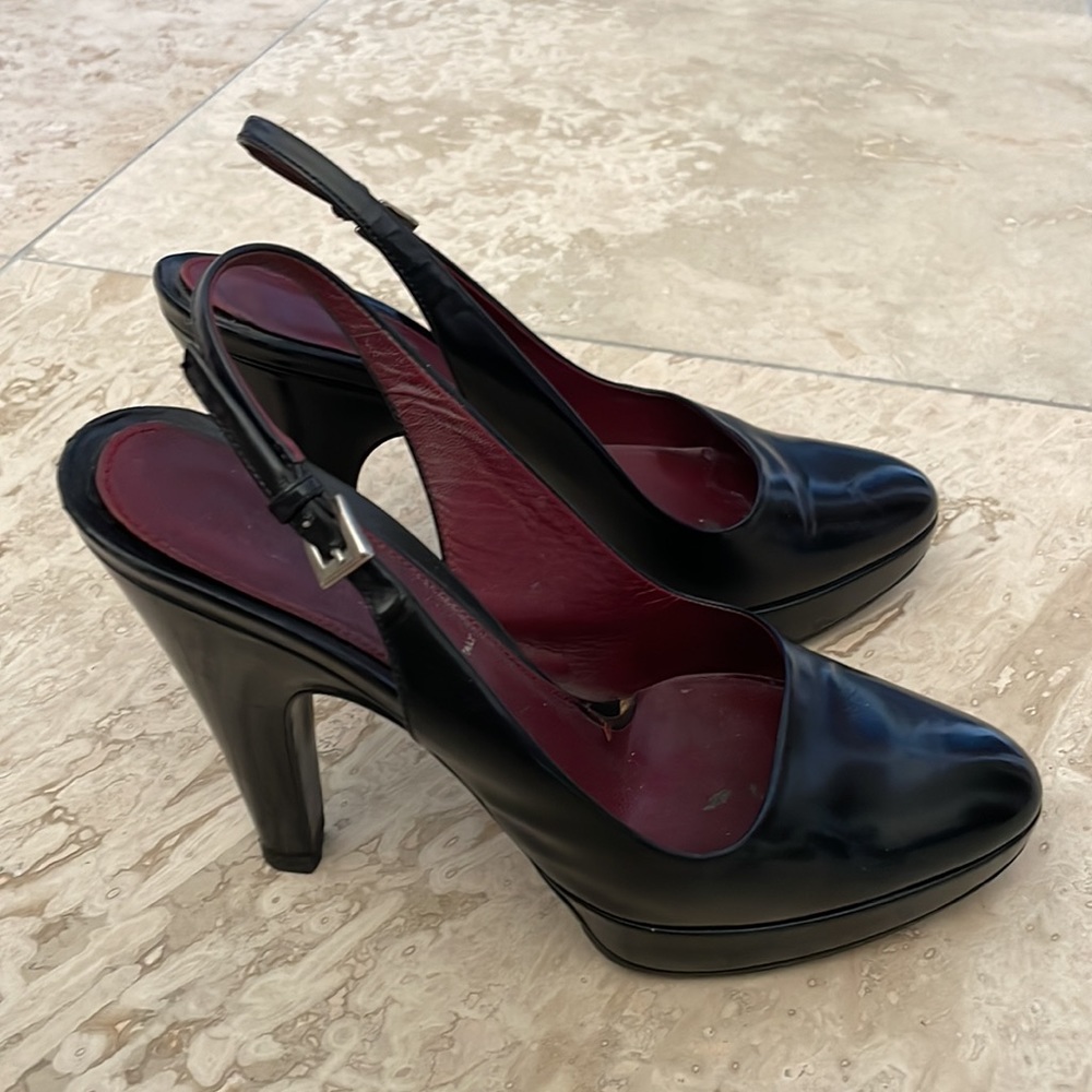 Prada heels sling back size 36 - Picture 2 of 5